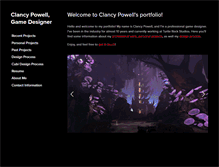 Tablet Screenshot of clancypowell.com